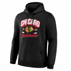 NHL Black Chicago Blackhawks Fanatics Legacy Hoodie