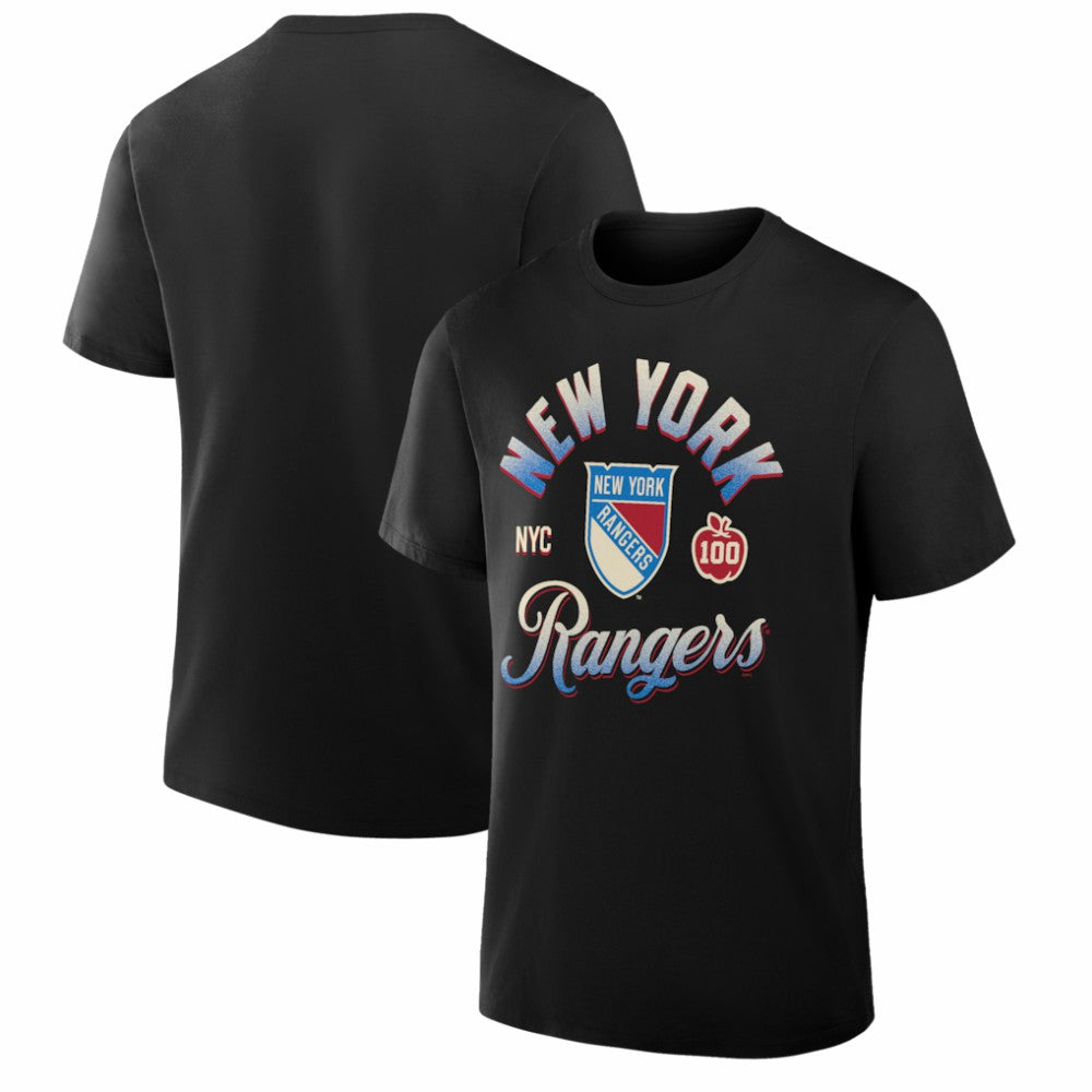 NHL Black New York Rangers Fanatics Legacy T-Shirt