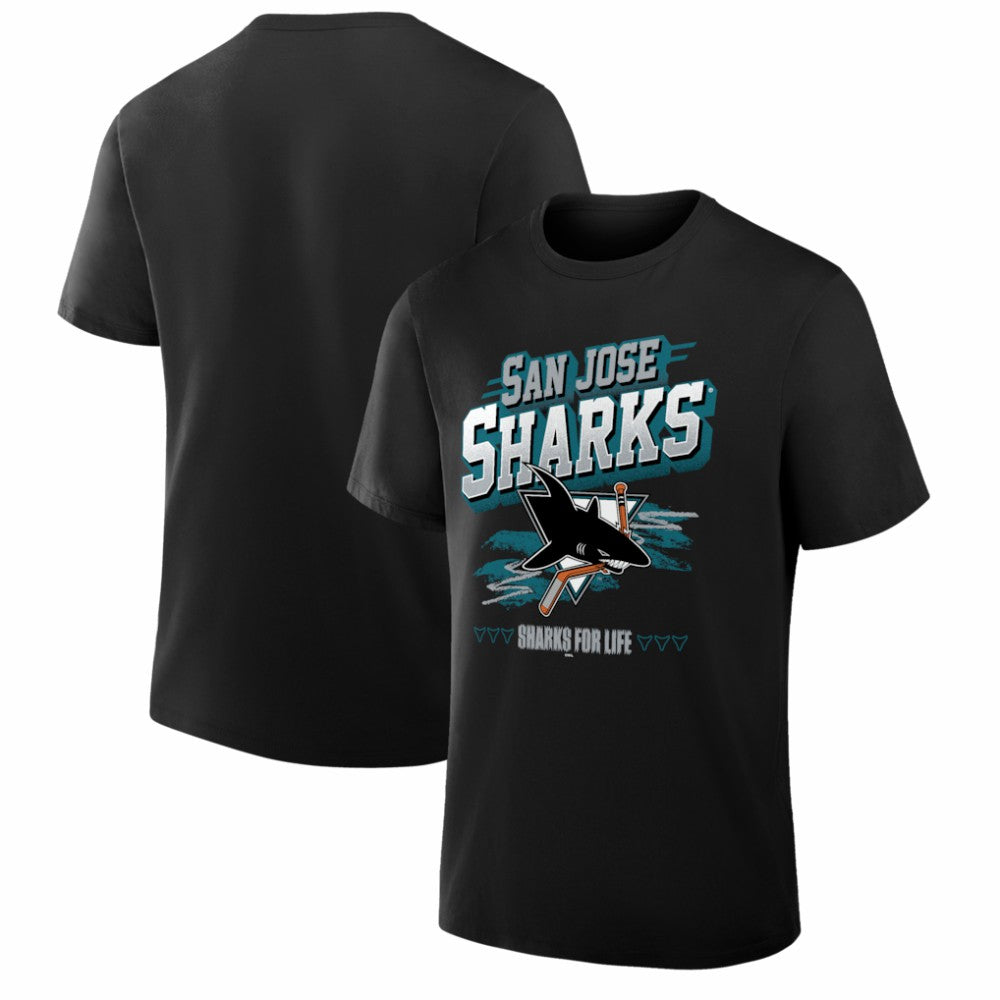 NHL Black San Jose Sharks Fanatics Legacy T-Shirt