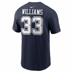 Javonte Williams Name & Number T-Shirt - Dallas Cowboys