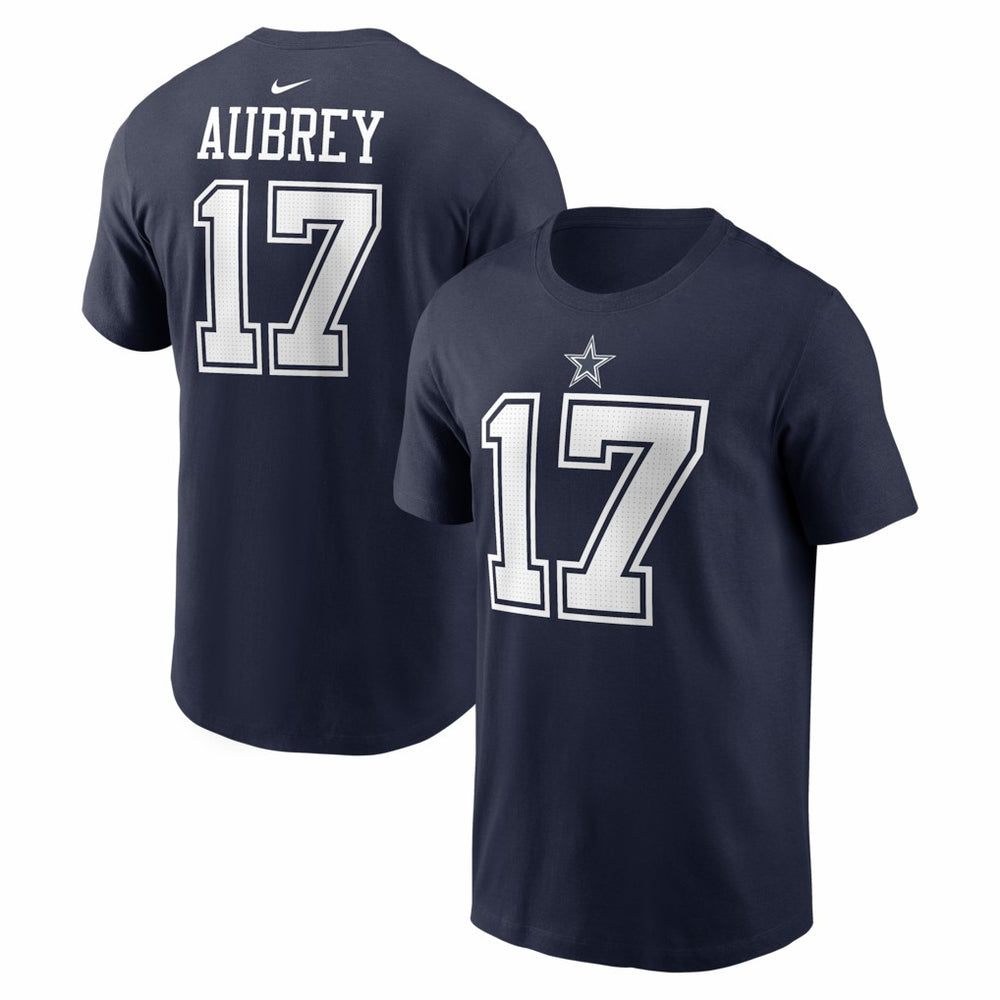 Brandon Aubrey Name & Number T-Shirt - Dallas Cowboys