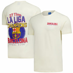 Barcelona Peace Collective Unisex Champion T-Shirt - Cream