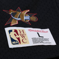 NBA Allen Iverson Philadelphia 76ers Mesh Name & Number Short Sleeve Hoodie