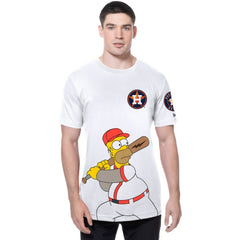 MLB Houston Astros New Era MLB x Simpsons Homer Wonderbat T-Shirt