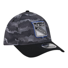 NHL Black New York Rangers New Era Zero Dark 39THIRTY Flex Hat