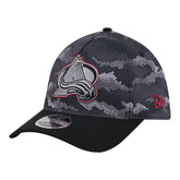NHL Black Colorado Avalanche New Era Zero Dark 39THIRTY Flex Hat