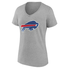 Women's Team Authentic Personalized Name & Number V-Neck T-Shirt - Buffalo Bills