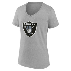 Women's Team Authentic Personalized Name & Number V-Neck T-Shirt - Las Vegas Raiders
