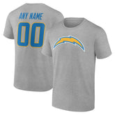 Team Authentic Personalized Name & Number T-Shirt - Los Angeles Chargers