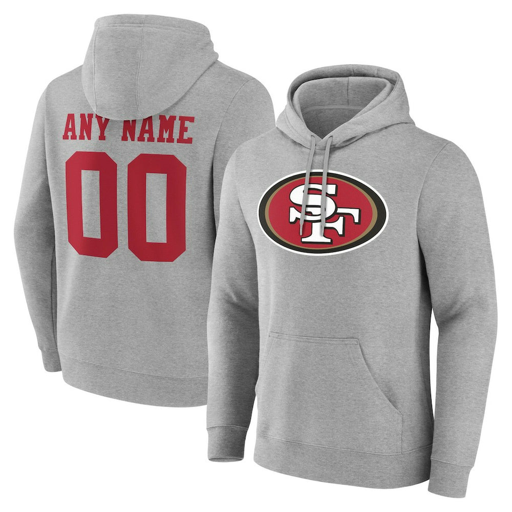 Team Authentic Personalized Name & Number Hoodie - San Francisco 49ers