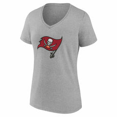 Women's Team Authentic Personalized Name & Number V-Neck T-Shirt - Tampa Bay Buccaneers