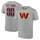 Team Authentic Personalized Name & Number T-Shirt - Washington Commanders