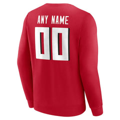 Team Authentic Personalized Name & Number Sweatshirt - Atlanta Falcons