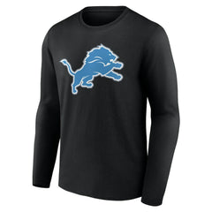 Team Authentic Personalized Name & Number Long Sleeve T-Shirt - Detroit Lions