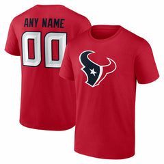 Team Authentic Personalized Name & Number T-Shirt - Houston Texans