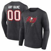 Team Authentic Personalized Name & Number Long Sleeve T-Shirt - Tampa Bay Buccaneers