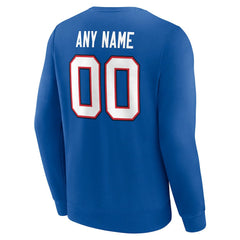Team Authentic Personalized Name & Number Sweatshirt - Buffalo Bills