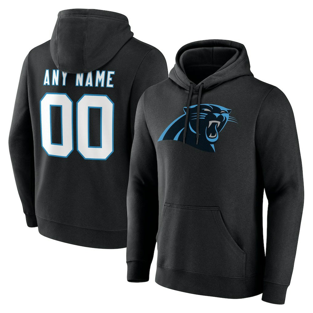 Team Authentic Personalized Name & Number Hoodie - Carolina Panthers