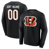 Team Authentic Personalized Name & Number Sweatshirt - Cincinnati Bengals