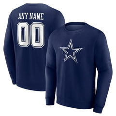 Team Authentic Personalized Name & Number Sweatshirt - Dallas Cowboys