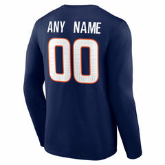 Team Authentic Personalized Name & Number Long Sleeve T-Shirt - Denver Broncos