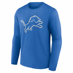 Team Authentic Personalized Name & Number Long Sleeve T-Shirt - Detroit Lions