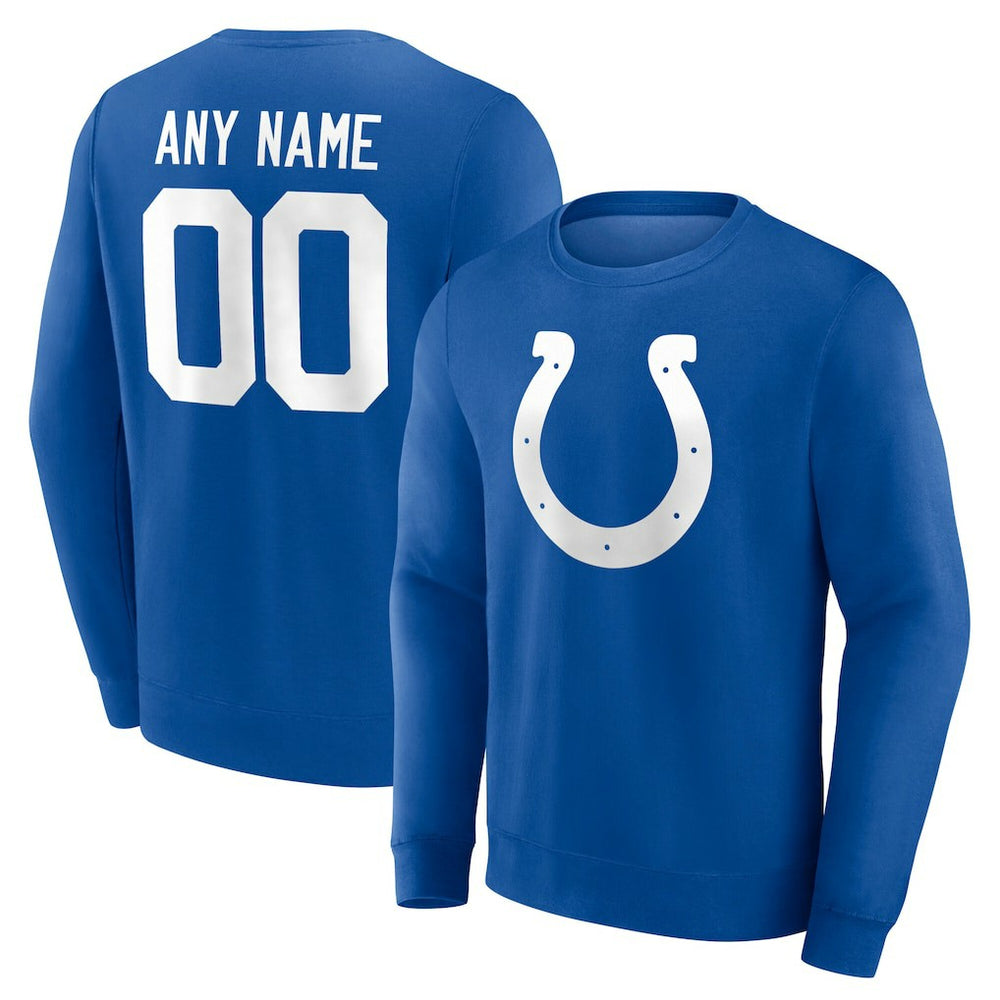 Team Authentic Personalized Name & Number Sweatshirt - Indianapolis Colts