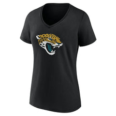 Women's Team Authentic Personalized Name & Number V-Neck T-Shirt - Jacksonville Jaguars