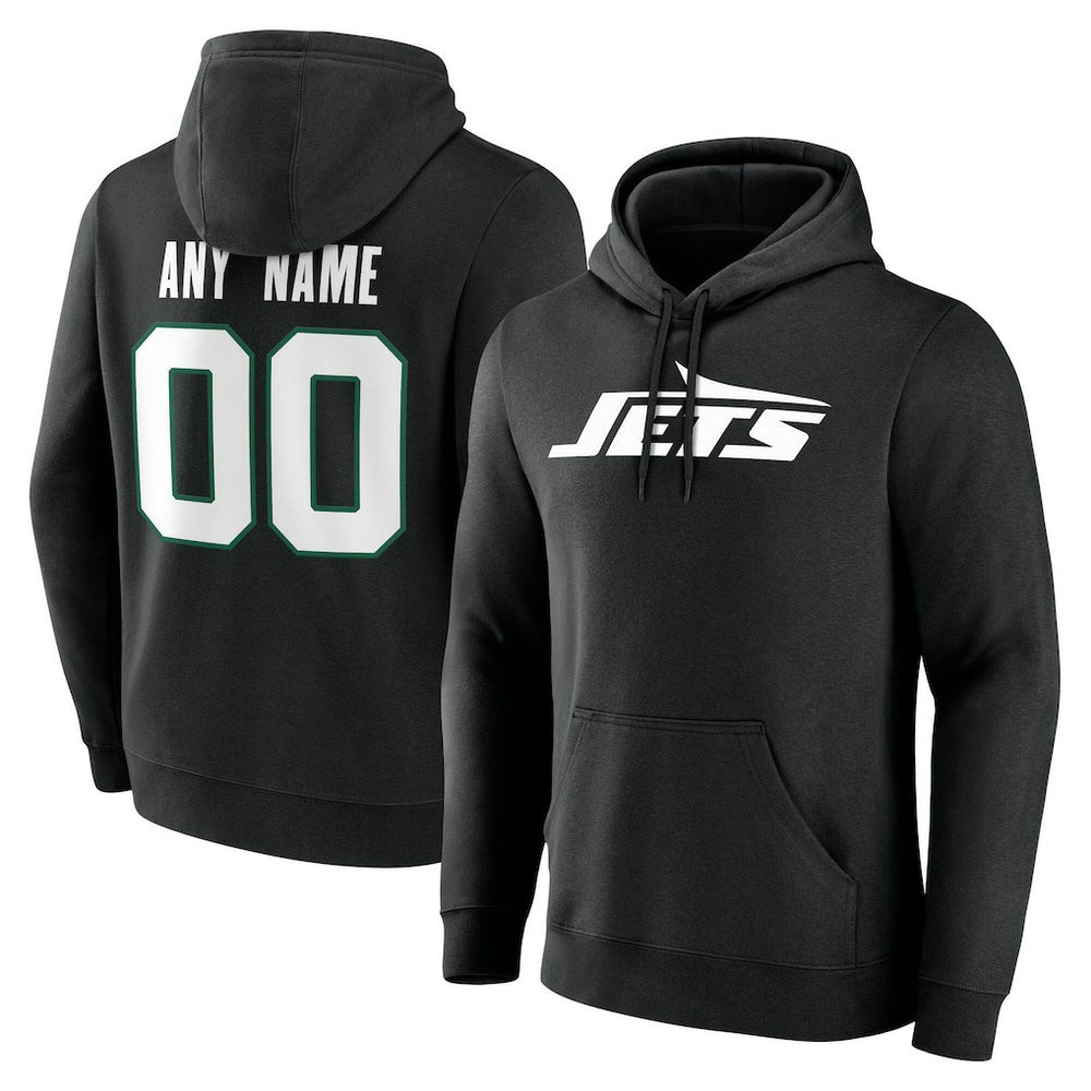 Team Authentic Personalized Name & Number Hoodie - New York Jets