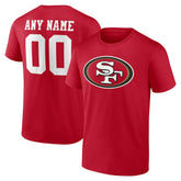 Team Authentic Personalized Name & Number T-Shirt - San Francisco 49ers
