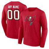 Team Authentic Personalized Name & Number Long Sleeve T-Shirt - Tampa Bay Buccaneers