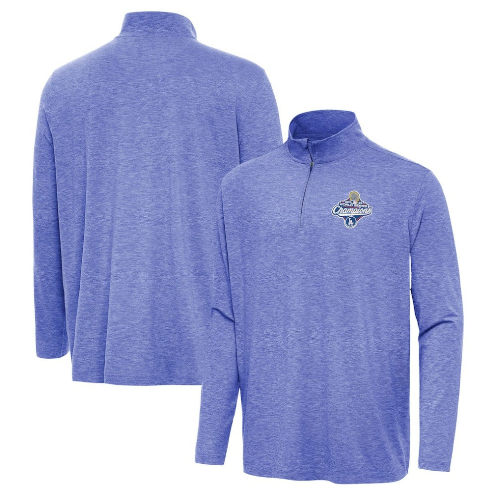 MLB Los Angeles Dodgers Antigua 2025 World Series Champions Hunk Quarter-Zip Top
