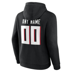 Big & Tall Team Authentic Custom Hoodie - Atlanta Falcons