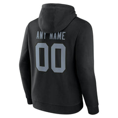 Big & Tall Team Authentic Custom Hoodie - Las Vegas Raiders