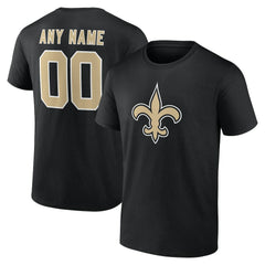Big & Tall Team Authentic Custom T-Shirt - New Orleans Saints