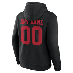 Big & Tall Team Authentic Custom Hoodie - San Francisco 49ers