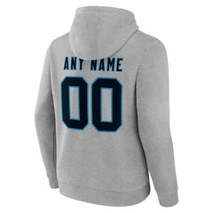 Big & Tall Team Authentic Custom Hoodie - Carolina Panthers