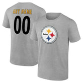 Big & Tall Team Authentic Custom T-Shirt - Pittsburgh Steelers