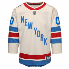 NHL White New York Rangers Outerstuff Youth 2026 NHL Winter Classic Premier Custom Jersey