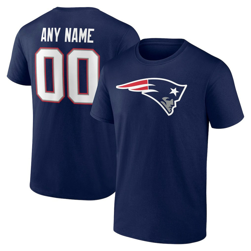 Big & Tall Team Authentic Custom T-Shirt - New England Patriots