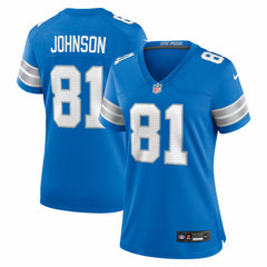 Calvin Johnson Women's Team Retired Game Jersey - Detroit Lions