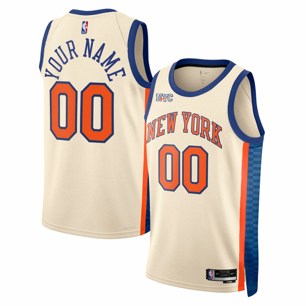 NBA New York Knicks Unisex 2025/26 City Edition Swingman Custom Jersey