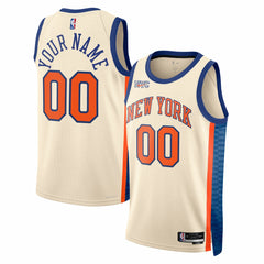 NBA New York Knicks Unisex 2025/26 City Edition Swingman Custom Jersey