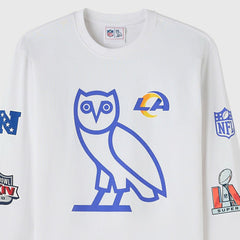 OVO x NFL Unisex Long Sleeve T-Shirt - Los Angeles Rams