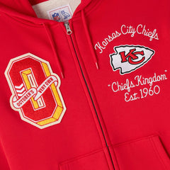 OVO x NFL Unisex Full-Zip Waffle-Lined Hoodie - Kansas City Chiefs