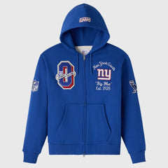 OVO x NFL Unisex Full-Zip Waffle-Lined Hoodie - New York Giants