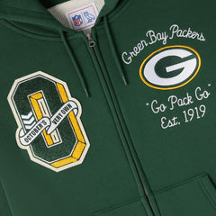 OVO x NFL Unisex Full-Zip Waffle-Lined Hoodie - Green Bay Packers