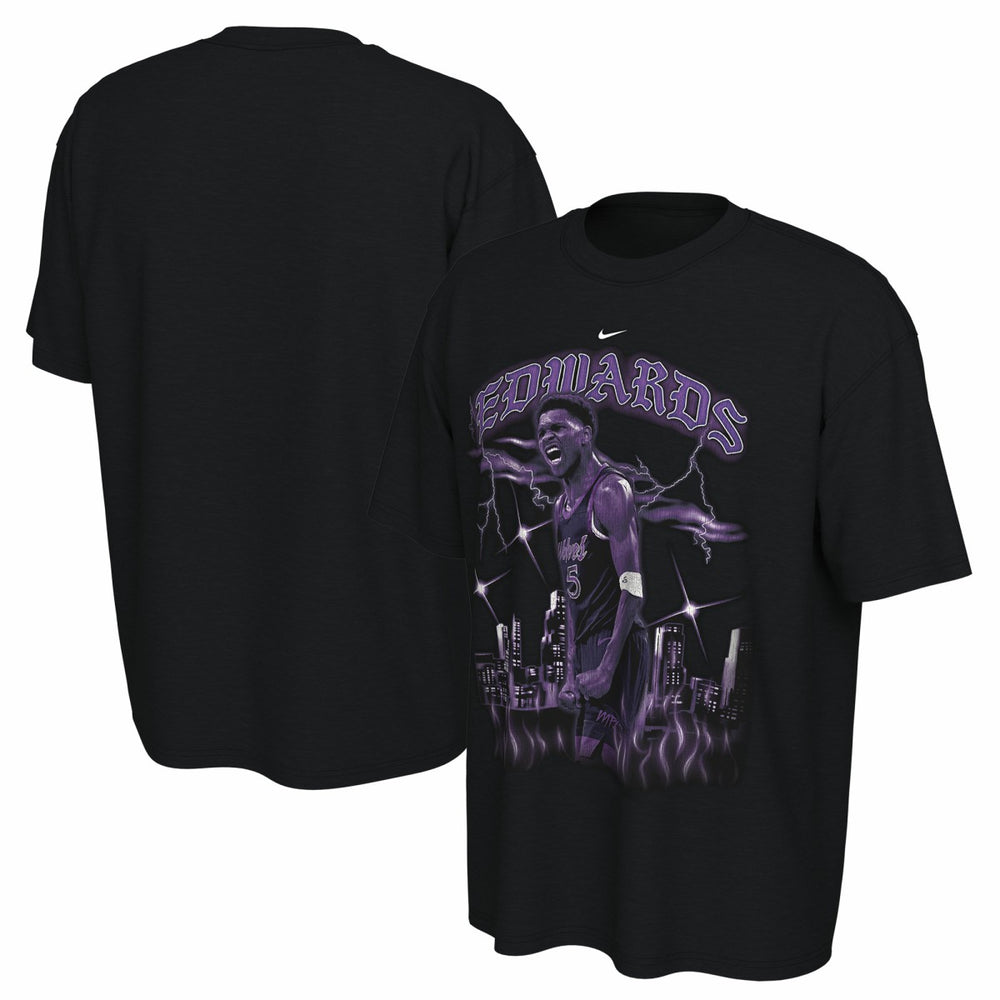 NBA Anthony Edwards Minnesota Timberwolves Unisex 2025/26 City Edition Player Graphic T-Shirt