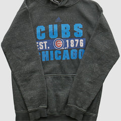 MLB Chicago Cubs Adidas 2010s Hooded Pullover Sweatshirt