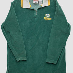 Game Day Clothing 90s 1/4 Zip Sweatshirt - Green Bay Packers